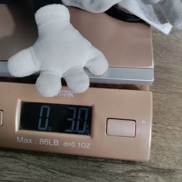 Black, Grey White Mickey Mouse  Stuffed Plush Doll - Picture 6 of 6